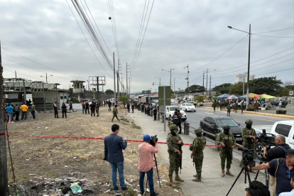 Personal militar y de la Policía se encuentra en la zona, en el norte de Guayaquil.