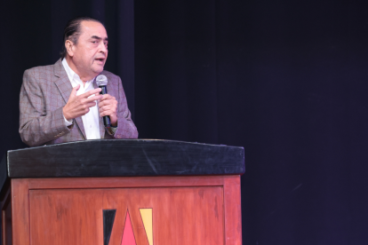 Ramón Sonnenholzner durante su intervención.