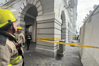 El hecho generó alarma y se acordonó la zona.
