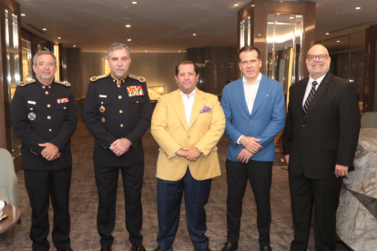 Pancho Hansen Vik, Jaime Cucalón, Jaime Franco,  Alberto Acosta y Pedro Huerta.