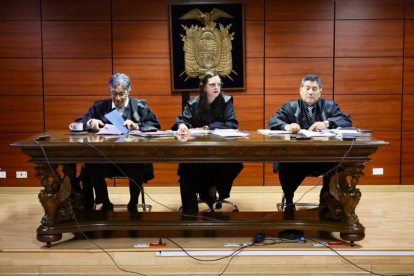 El tribunal, integrado entre otros por la jueza Daniella Camacho, no aceptó el recurso de apelación, dentro del Caso Plaga.