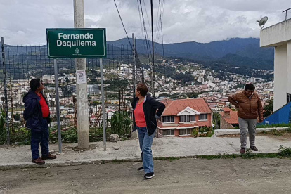 Uno de los puntos donde roban a estudiantes y transeúntes es la escalinata de este barrio, ubicado cerca del centro de Loja.