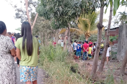 El crimen de Ángel David Cuello Correa ha conmocionado a los habitantes del recinto Ánimas, en Daule.