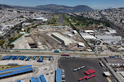 Una vista panorámica de la zona donde se plantea ampliar el metro, hasta Calderón.