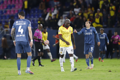 Felipe Caicedo no logró ganarse la titularidad en Barcelona SC.
