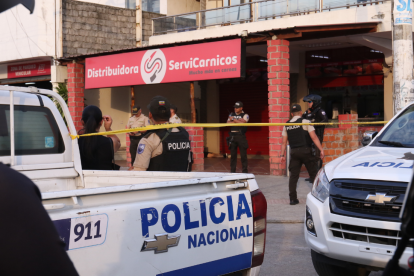 Lugar donde fue asesinado Mario Pineida hace una semana en Guayaquil.