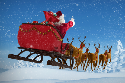 Las personas pueden seguir la ruta de Papá Noel en tiempo real.