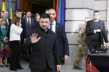 El presidente de Ucrania, Volodímir Zelenski.