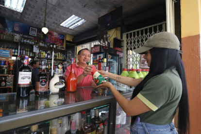 En las licoreras como en la Represa el rompope que se encuentra es el preparado por las industrias, la versión tradicional.