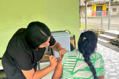El Ministerio de Salud Pública realiza una campaña de vacunación contra la influenza.
