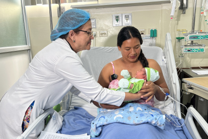 En el Hospital Luis Vernaza de la Junta de Beneficencia de Guayaquil nacieron siete niños este 24 y 25 de diciembre.