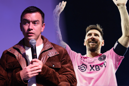 Noboa habla sobre la llegada a Guayaquil de Messi con el Inter Miami.