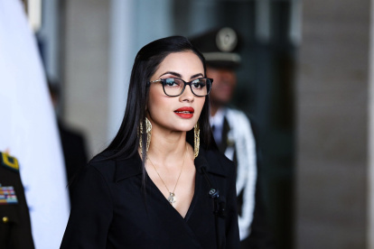 La asambleísta del correísmo, Viviana Veloz.