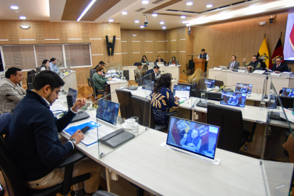 Imagen de la sesión del Concejo Metropolitano del 23 de diciembre de 2025.