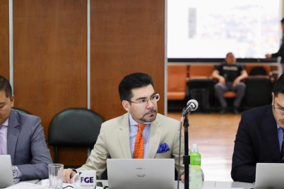 El fiscal general encargado, Carlos Leonardo Alarcón, dijo que la investigación contra el Consejo de la Judicatura es reservada y asegura que espera obtener sentencias en el caso Triple A y Nene.