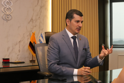 El presidente de la Cámara de Comercio de Guayaquil, Miguel Ángel González.