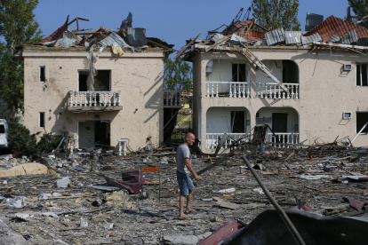 Daños en viviendas de Odesa por un ataque ruso en una imagen de archivo.