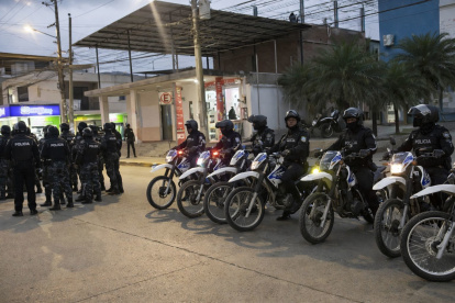 La policía reforzó la seguridad del cantón