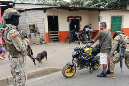 Operativos de control se intensifican en las provincias incluidas en el estado de excepción.