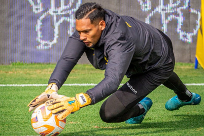 José Contreras arquero venezolano que seguirá en Barcelona SC.