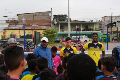Año 2019 Joel Ordóñez visitaba al entrenador Luis Medina en Durán.