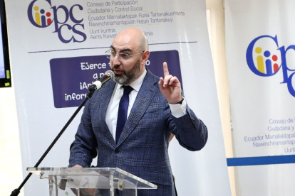 Cargo. Mario Godoy llegó a la presidencia del Consejo de la Judicatura por designación del Cpccs.