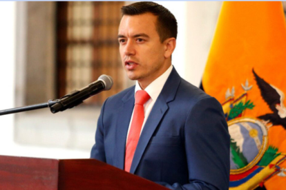 El presidente Daniel Noboa respaldó el ataque de Estados Unidos.