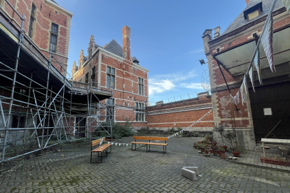 Cárcel. Prisión de Forest, en el centro de Bruselas, en ruinas.