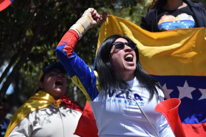 La comunidad de venezolanos en Quito se reunió en el Parque La Carolina.