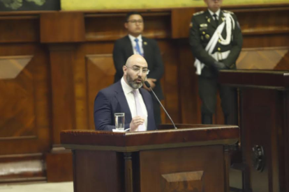 Mario Godoy, presidente del Consejo de la Judicatura, cuestionado por presuntas presiones al juez Carlos Serrano, en la Asamblea.