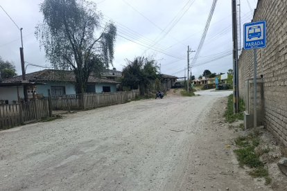 El barrio Carigán, ubicado al norte de la ciudad de Loja.