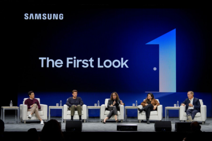 Foro sobre seguridad e inteligencia artificial, organizado por Samsung Electronics como parte de su Samsung Tech Forum en CES 2026.