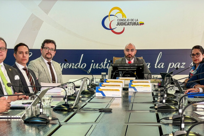 Mario Godoy retomó su cargo como presidente del Consejo de la Judicatura, después de comparecer en la Asamblea por las supuestas presiones a jueces.