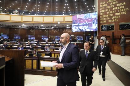 El presidente del Consejo de la Judicatura, Mario Godoy, compareció ante la Asamblea Nacional el 5 de enero de 2026 para responder por las denuncias del juez Carlos Serrano.