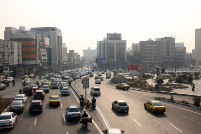 Una vista general de la capital, Teherán, Irán, 08 de enero de 2026.
