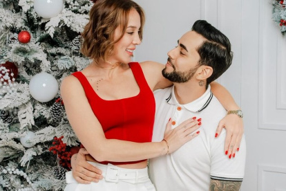 Adriana Bowen con Lue Mansilla.