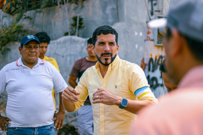 El alcalde de La Libertad, Francisco Tamariz.