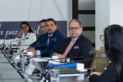 Los vocales del Pleno del Consejo de la Judicatura.