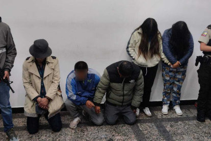 Se presume que los detenidos se dedicaban al expendio de sustancias sujetas a fiscalización en la vía pública.