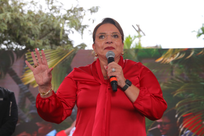 La presidenta de Honduras, Xiomara Castro.