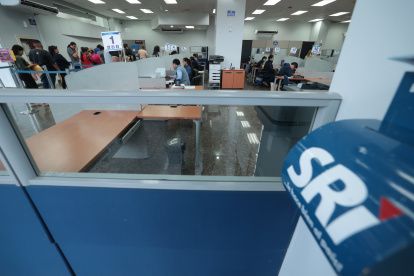 La oficina del Servicio de Rentas Internas en Guayaquil.