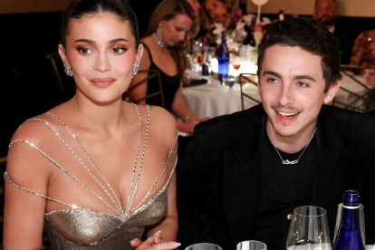 Kylie Jenner y Timothée Chalamet.