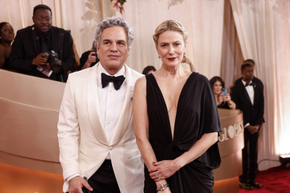 Mark Ruffalo y su esposa Sunrise Coigney.