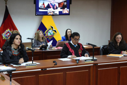 El 12 de enero fue el último pleno presidido por José Suing, quien renunció a su cargo.