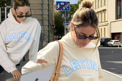 Natalia Regge presentó Regge Studio, su marca de ropa confortable y de venta en línea.