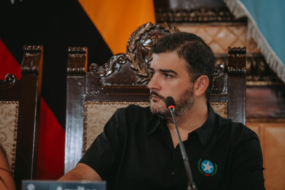 El alcalde de Guayaquil, Aquiles Álvarez.