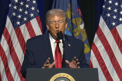 El presidente de Estados Unidos, Donald Trump.