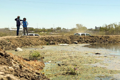 Las autoridades llegaron hasta Playas para realizar el informe.