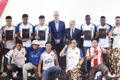 Los cinco refuerzos de Liga de Quito tuvieron su presentación oficial.