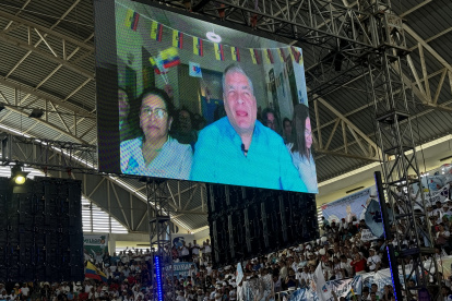 La convención nacional del movimiento Revolución Ciudadana se realizó con la presencia remota del expresidente y fundador de la organización política, Rafael Correa.